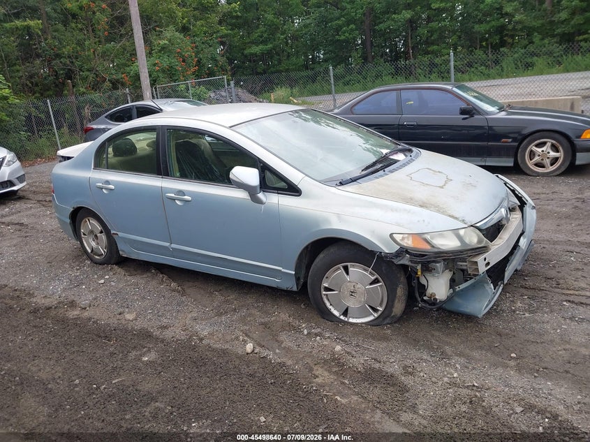 2007 Honda Civic hybrid VIN JHMFA36297S004434 IAAI salvage auction — ALL OVER, Parts Only Bos (Maryland), sold $175 on 2026-07-22 (photo 1)