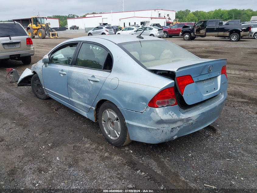 2007 Honda Civic hybrid VIN JHMFA36297S004434 IAAI salvage auction — ALL OVER, Parts Only Bos (Maryland), sold $175 on 2026-07-22 (photo 3)