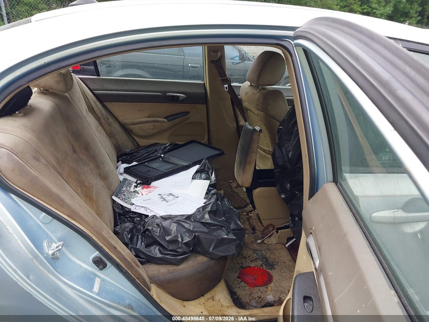 2007 Honda Civic hybrid VIN JHMFA36297S004434 IAAI salvage auction — ALL OVER, Parts Only Bos (Maryland), sold $175 on 2026-07-22 (photo 8)