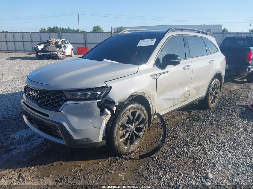 2022 Kia Sorento VIN 5XYRKDLF4NG106736 IAAI salvage auction — SIDE, Salvage (Georgia), sold $11,700 on 2026-09-08 (photo 2)