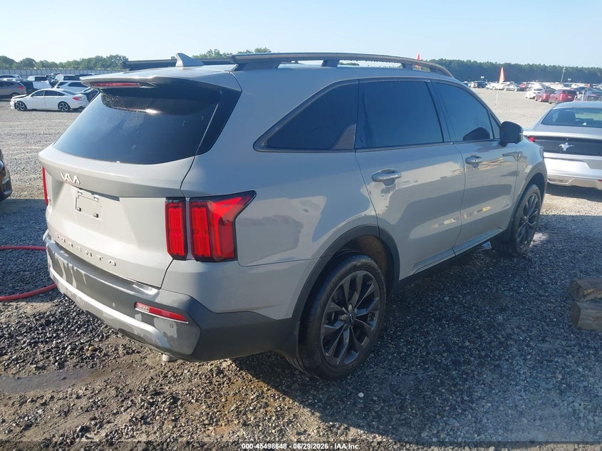2022 Kia Sorento VIN 5XYRKDLF4NG106736 IAAI salvage auction — SIDE, Salvage (Georgia), sold $11,700 on 2026-09-08 (photo 4)