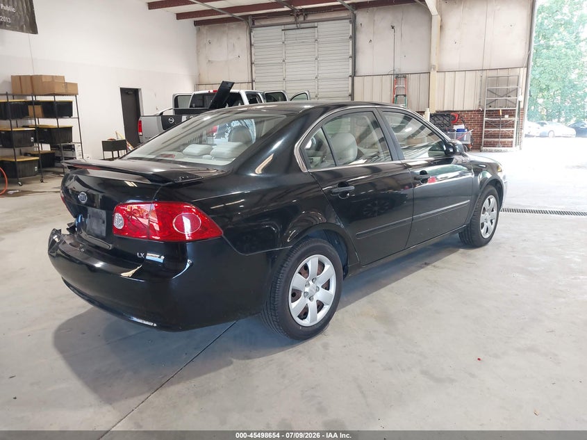 2008 Kia Optima VIN KNAGE123085274422 IAAI salvage auction — REAR END, Salvage (North Carolina), sold $375 on 2026-07-23 (photo 4)