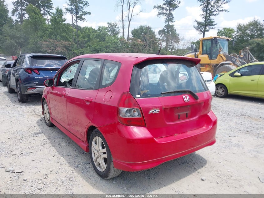 2008 Honda Fit VIN JHMGD38608S040283 IAAI salvage auction — NORMAL WEAR, Clear (Georgia), sold $600 on 2026-07-21 (photo 3)