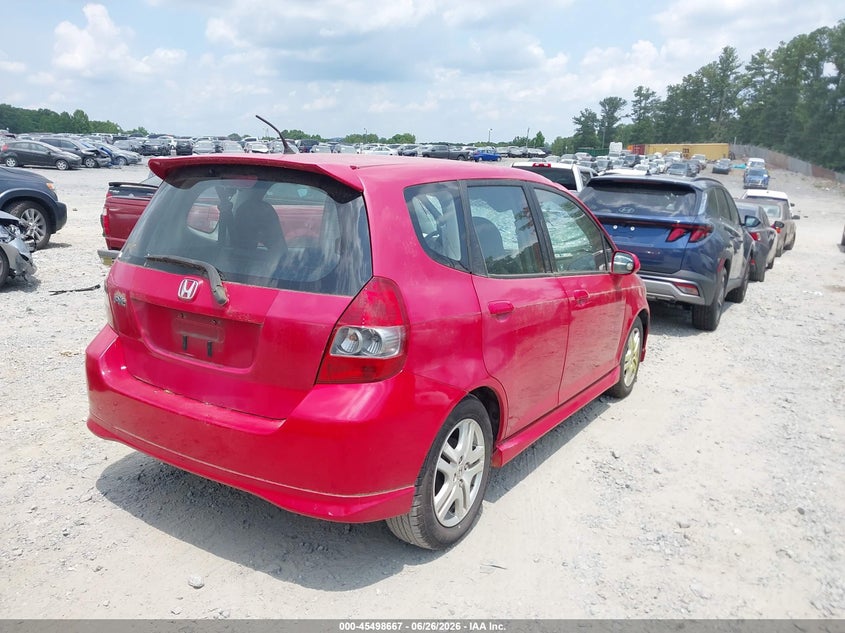 2008 Honda Fit VIN JHMGD38608S040283 IAAI salvage auction — NORMAL WEAR, Clear (Georgia), sold $600 on 2026-07-21 (photo 4)