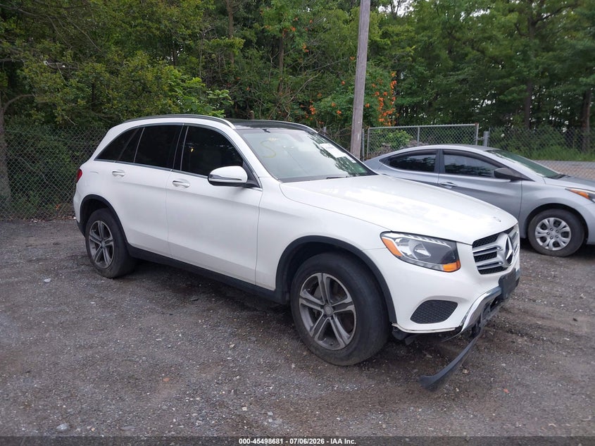 2016 Mercedes-benz Glc VIN WDC0G4KB6GF031949 IAAI salvage auction — FRONT END, Parts Only Bos (Maryland), sold $3,800 on 2026-07-15 (photo 1)