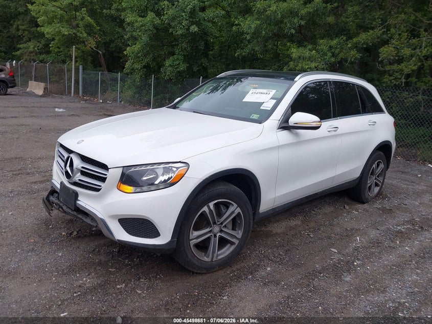 2016 Mercedes-benz Glc VIN WDC0G4KB6GF031949 IAAI salvage auction — FRONT END, Parts Only Bos (Maryland), sold $3,800 on 2026-07-15 (photo 2)