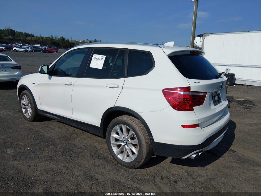 2017 BMW X3 VIN 5UXWX9C31H0W76760 IAAI salvage auction — SIDE, Salvage (Pennsylvania), sold $4,650 on 2026-08-01 (photo 3)