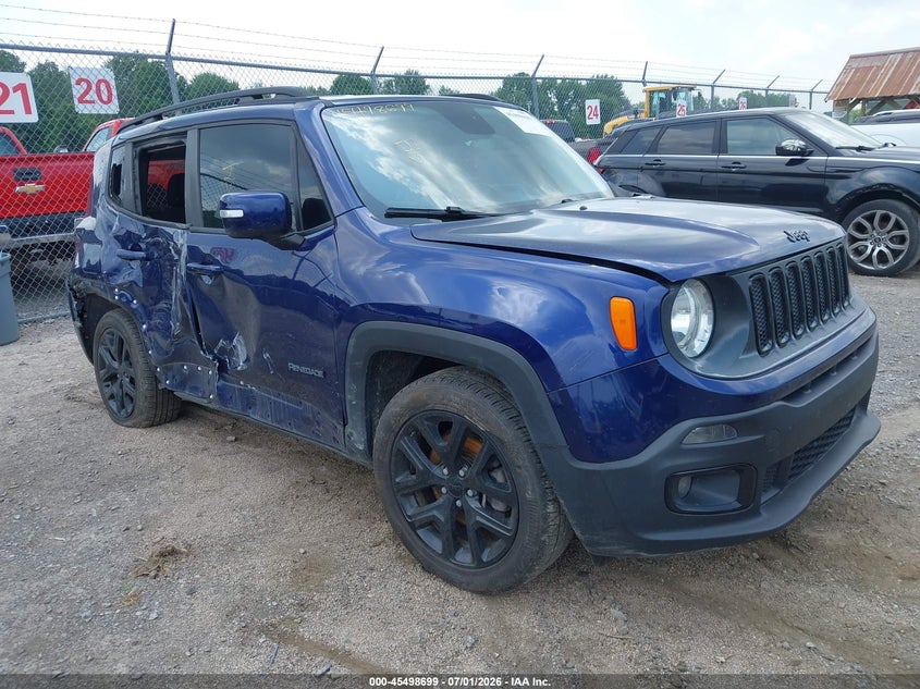 2017 Jeep Renegade VIN ZACCJABB0HPE94588 IAAI salvage auction — REAR END, Wait Title, sold $1,575 on 2026-08-20 (photo 1)