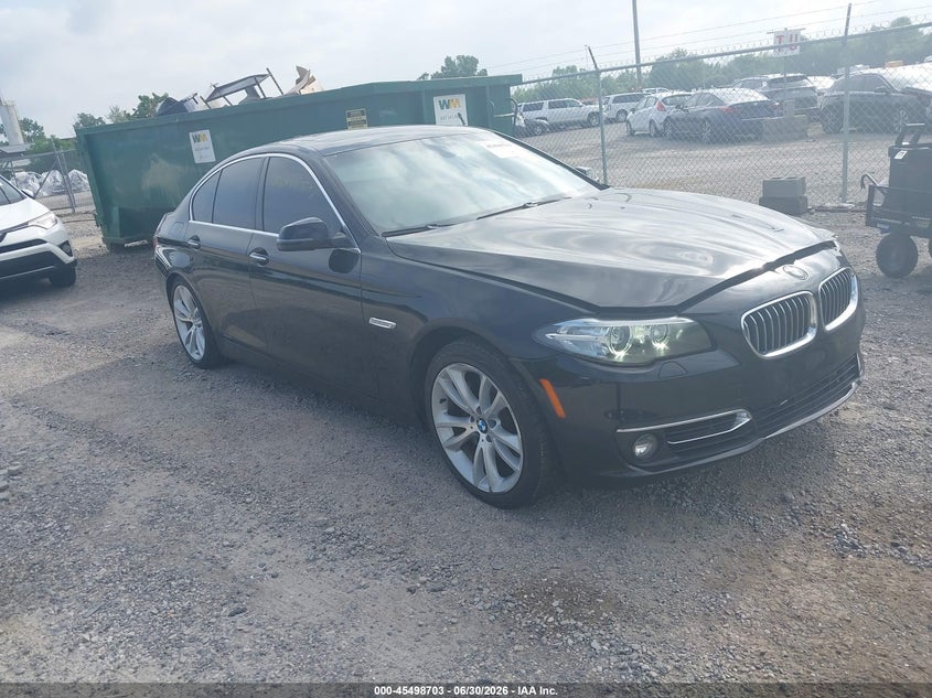 2014 BMW 5er VIN WBA5B3C57ED537485 IAAI salvage auction — FRONT END, Salvage (Ohio), sold $675 on 2026-07-28 (photo 1)