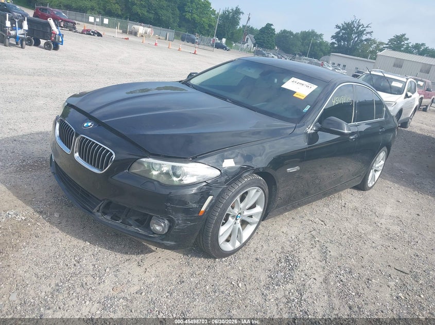 2014 BMW 5er VIN WBA5B3C57ED537485 IAAI salvage auction — FRONT END, Salvage (Ohio), sold $675 on 2026-07-28 (photo 2)