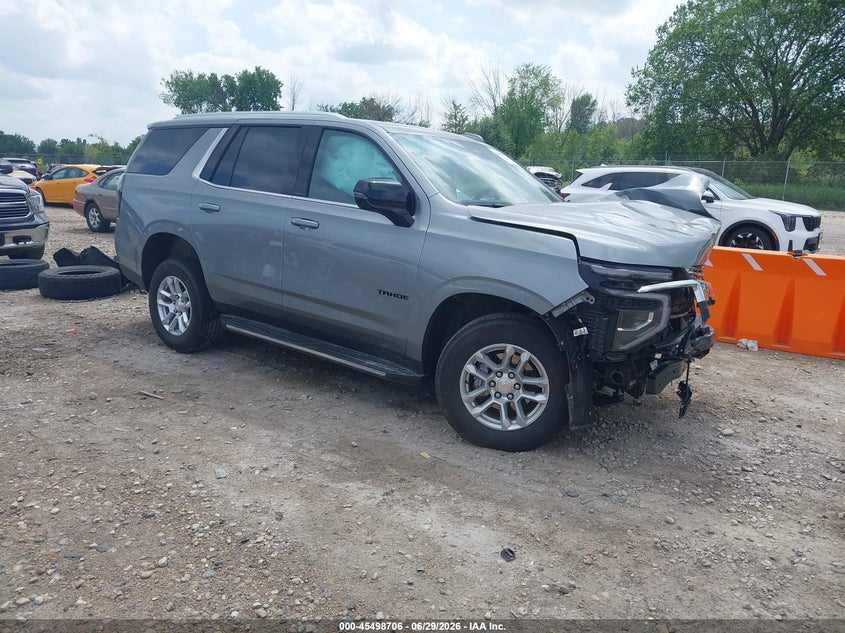 2025 Chevrolet Tahoe VIN 1GNS6NRD7SR389218 IAAI salvage auction — FRONT END, Salvage Title, sold $12,200 on 2026-07-30 (photo 1)