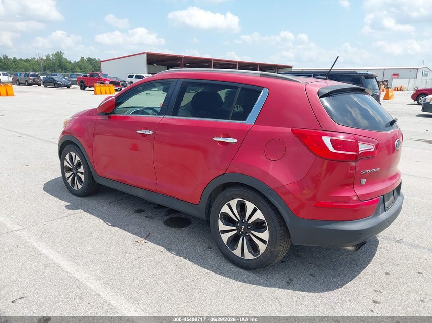 2011 Kia Sportage VIN KNDPC3A65B7140033 IAAI salvage auction — NORMAL WEAR, Clear (Indiana), sold $1,100 on 2026-07-23 (photo 3)