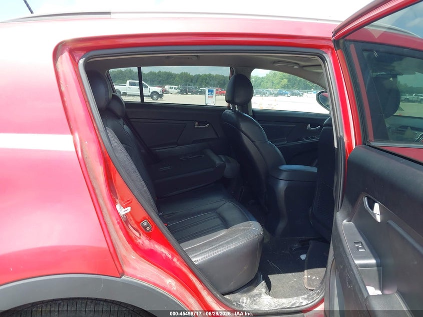 2011 Kia Sportage VIN KNDPC3A65B7140033 IAAI salvage auction — NORMAL WEAR, Clear (Indiana), sold $1,100 on 2026-07-23 (photo 8)