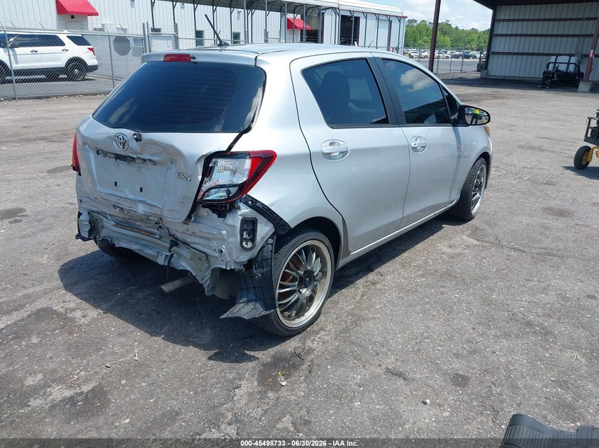 2017 Toyota Yaris VIN VNKKTUD38HA078180 IAAI salvage auction — REAR END, Rebuildable (Florida), sold $1,250 on 2026-07-18 (photo 4)