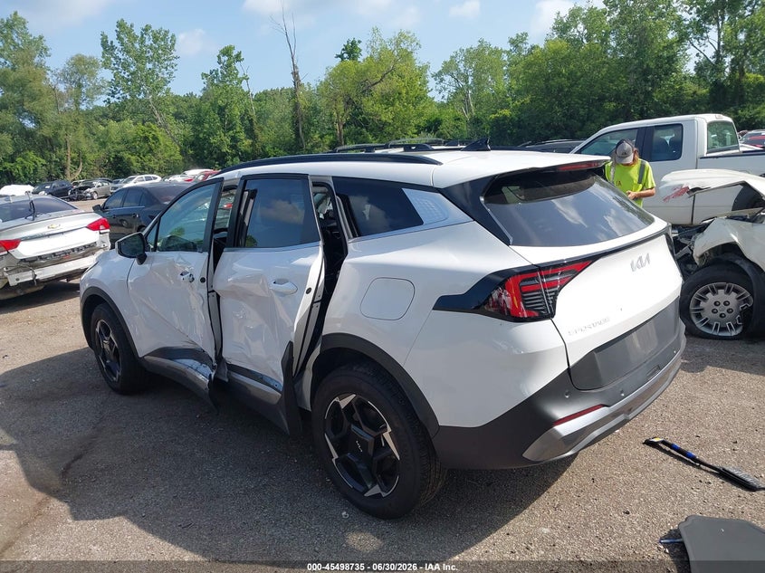 2026 Kia Sportage VIN 5XYK3CDF1TG329966 IAAI salvage auction — ROLLOVER, Salvage (Ohio), sold $4,650 on 2026-07-31 (photo 3)