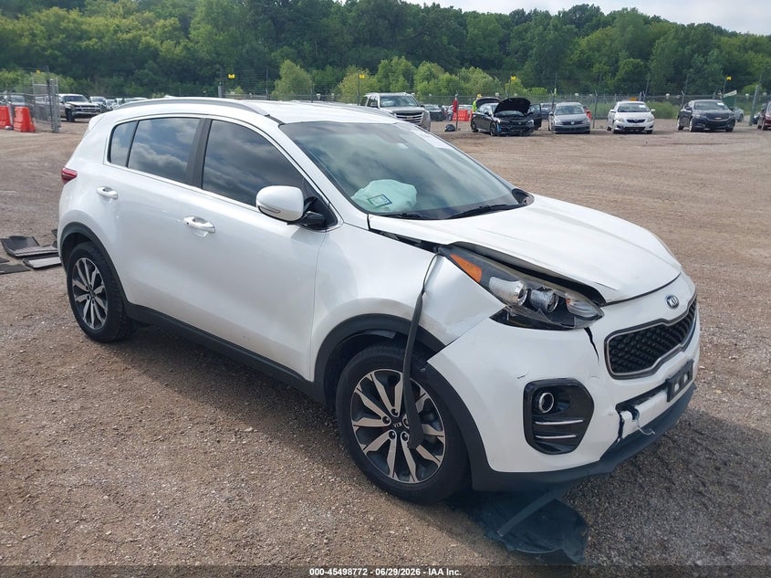 2019 Kia Sportage VIN KNDPN3AC7K7543978 IAAI salvage auction — RIGHT FRONT, Salvage (Illinois), sold $3,050 on 2026-08-01 (photo 1)