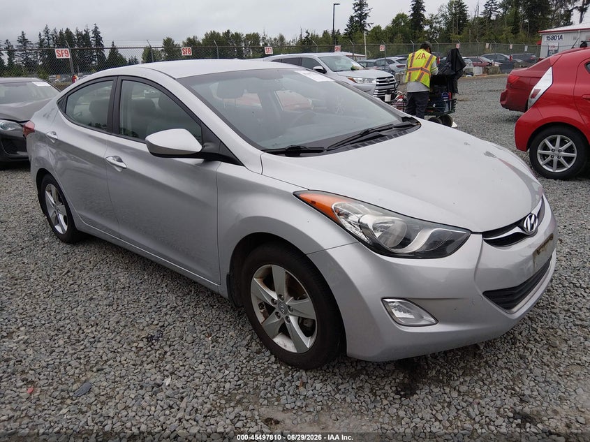 2013 Hyundai Elantra VIN KMHDH4AE5DU712218 IAAI salvage auction — THEFT, Salvage Title, sold $1,700 on 2026-08-03 (photo 1)