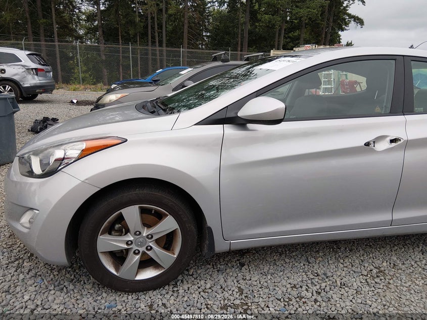 2013 Hyundai Elantra VIN KMHDH4AE5DU712218 IAAI salvage auction — THEFT, Salvage Title, sold $1,700 on 2026-08-03 (photo 6)