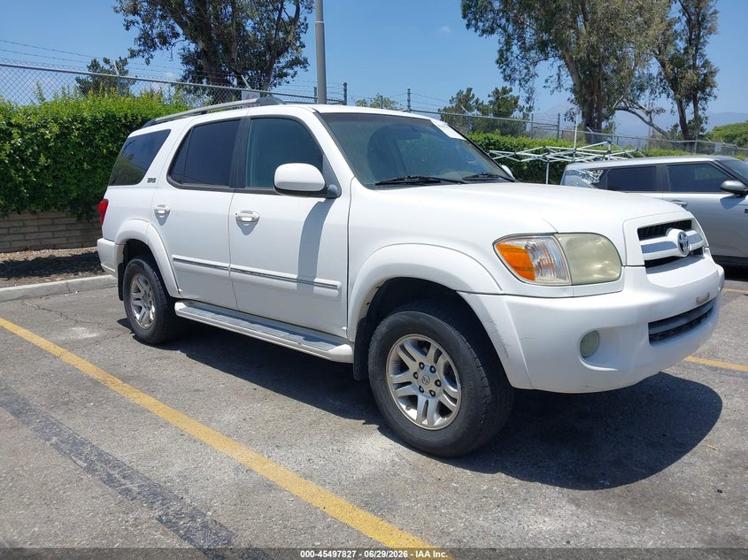 2005 Toyota Sequoia VIN 5TDZT34A05S248840 IAAI salvage auction — UNKNOWN, Salvage (California), sold $1,100 on 2026-07-31 (photo 1)