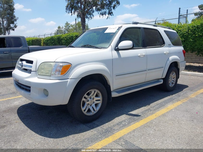 2005 Toyota Sequoia VIN 5TDZT34A05S248840 IAAI salvage auction — UNKNOWN, Salvage (California), sold $1,100 on 2026-07-31 (photo 2)