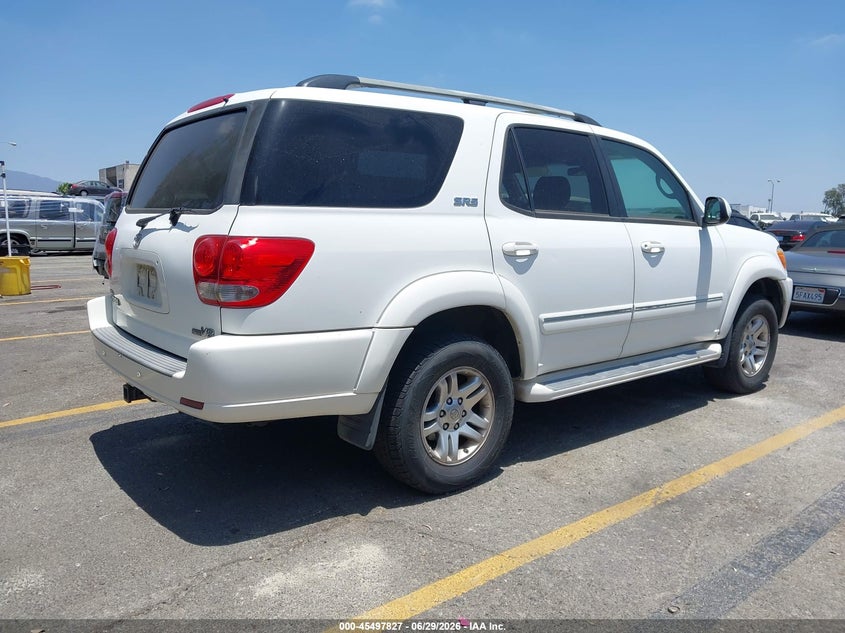 2005 Toyota Sequoia VIN 5TDZT34A05S248840 IAAI salvage auction — UNKNOWN, Salvage (California), sold $1,100 on 2026-07-31 (photo 4)
