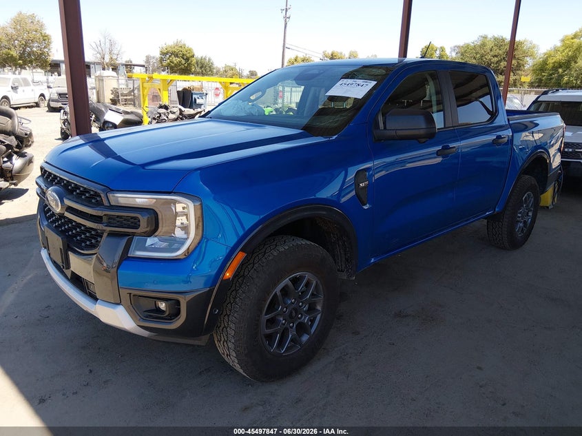 2024 Ford Ranger VIN 1FTER4G88RLE67886 IAAI salvage auction — RIGHT FRONT, Salvage Title, sold $12,250 on 2026-08-23 (photo 2)