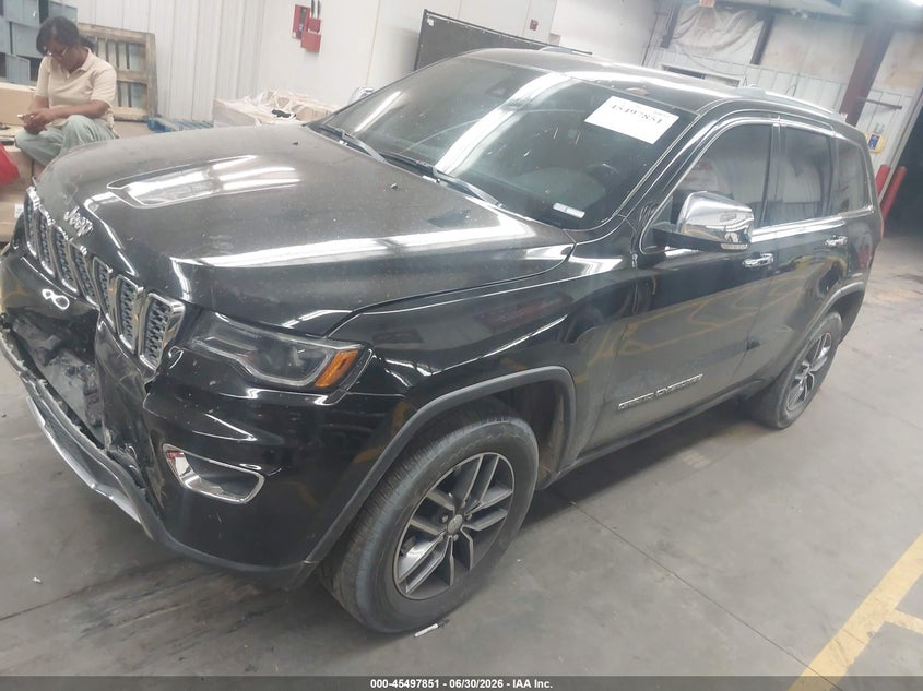 2017 Jeep Grand cherokee VIN 1C4RJEBGXHC677031 IAAI salvage auction — FRONT END, Salvage Title, sold $2,950 on 2026-07-11 (photo 2)