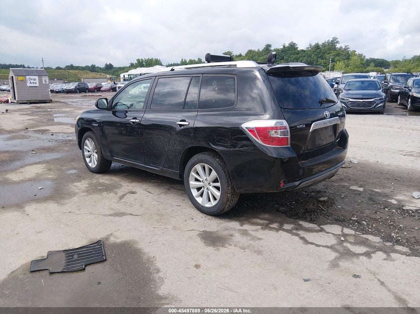 2008 Toyota Highlander hybrid VIN JTEEW44A682001955 IAAI salvage auction — NORMAL WEAR, Clear (Massachusetts), sold $475 on 2026-07-10 (photo 3)