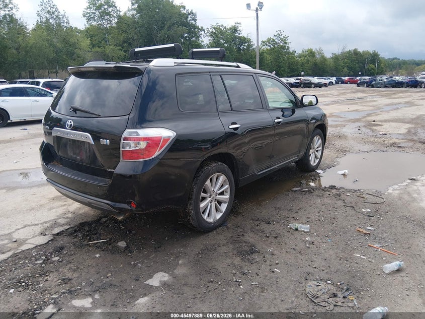 2008 Toyota Highlander hybrid VIN JTEEW44A682001955 IAAI salvage auction — NORMAL WEAR, Clear (Massachusetts), sold $475 on 2026-07-10 (photo 4)
