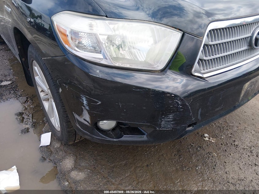 2008 Toyota Highlander hybrid VIN JTEEW44A682001955 IAAI salvage auction — NORMAL WEAR, Clear (Massachusetts), sold $475 on 2026-07-10 (photo 6)