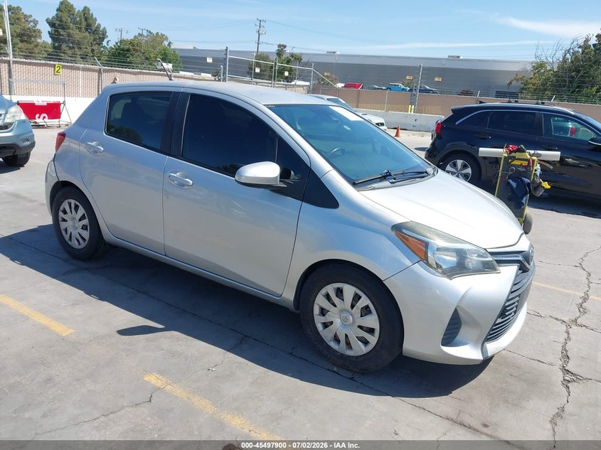 2017 Toyota Yaris VIN VNKKTUD30HA078027 IAAI salvage auction — NORMAL WEAR, Clear - Dealer Only (California), sold $1,850 on 2026-07-13 (photo 1)