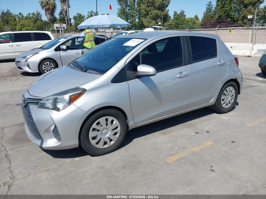2017 Toyota Yaris VIN VNKKTUD30HA078027 IAAI salvage auction — NORMAL WEAR, Clear - Dealer Only (California), sold $1,850 on 2026-07-13 (photo 2)