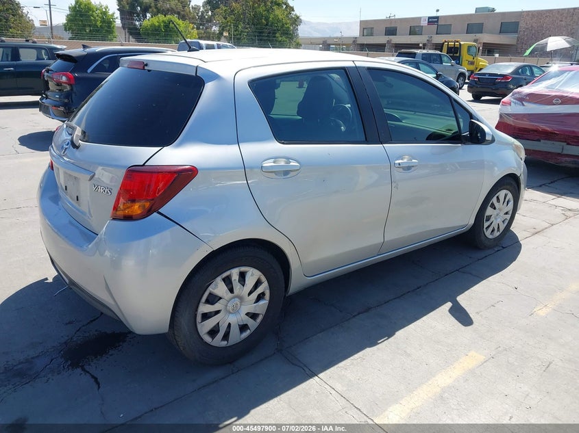 2017 Toyota Yaris VIN VNKKTUD30HA078027 IAAI salvage auction — NORMAL WEAR, Clear - Dealer Only (California), sold $1,850 on 2026-07-13 (photo 4)