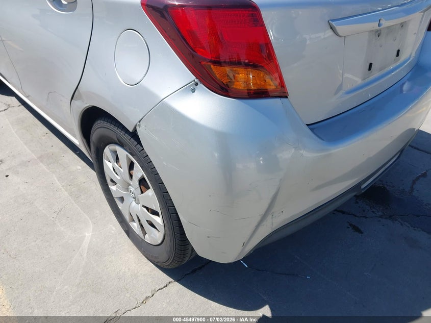 2017 Toyota Yaris VIN VNKKTUD30HA078027 IAAI salvage auction — NORMAL WEAR, Clear - Dealer Only (California), sold $1,850 on 2026-07-13 (photo 6)