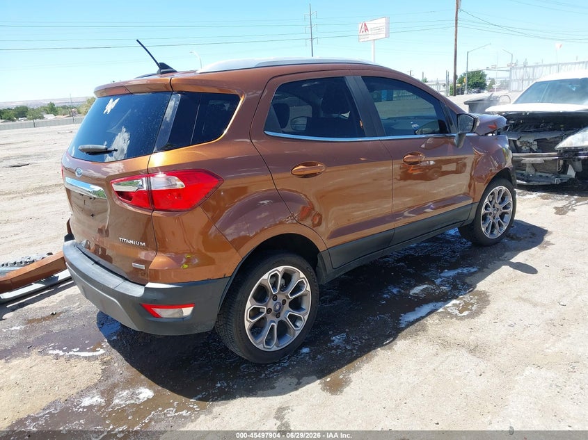 2019 Ford Ecosport VIN MAJ3S2KE9KC272520 IAAI salvage auction — FRONT END, Salvage (New Mexico), sold $25 on 2026-07-29 (photo 4)