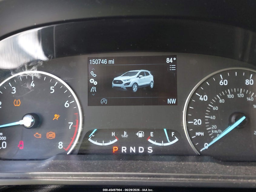 2019 Ford Ecosport VIN MAJ3S2KE9KC272520 IAAI salvage auction — FRONT END, Salvage (New Mexico), sold $25 on 2026-07-29 (photo 7)