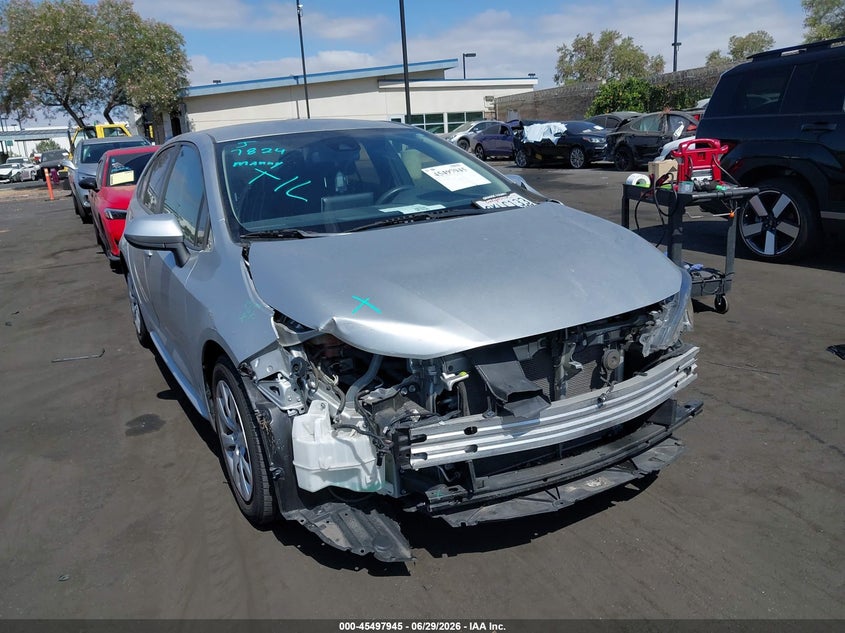 2020 Toyota Corolla VIN JTDEPRAE6LJ002365 IAAI salvage auction — FRONT END, Wait Title, sold $5,450 on 2026-07-31 (photo 6)