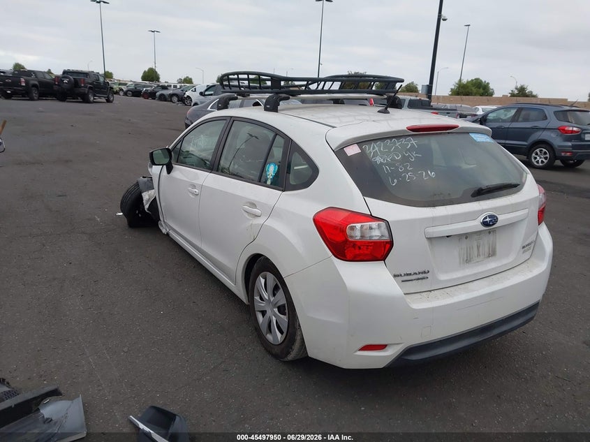 2015 Subaru Impreza VIN JF1GPAA61FH207807 IAAI salvage auction — LEFT FRONT, Salvage Title, sold $25 on 2026-07-17 (photo 3)