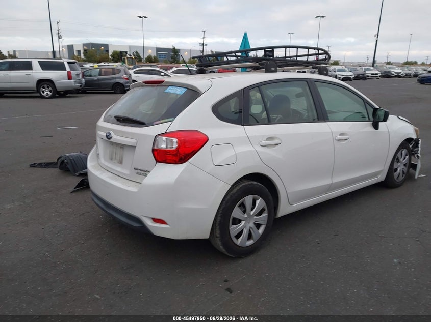 2015 Subaru Impreza VIN JF1GPAA61FH207807 IAAI salvage auction — LEFT FRONT, Salvage Title, sold $25 on 2026-07-17 (photo 4)