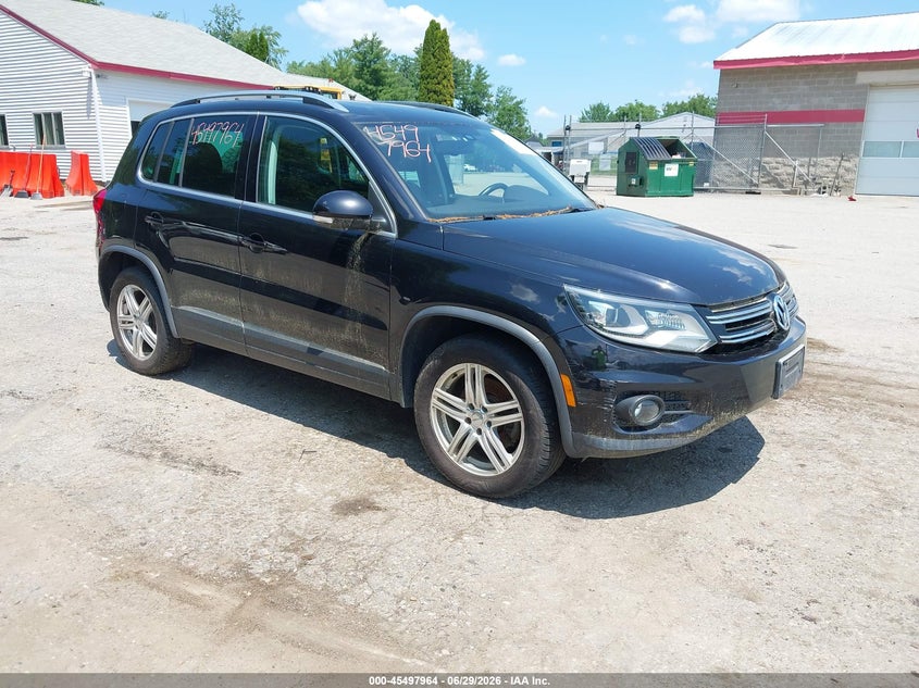 2012 Volkswagen Tiguan VIN WVGBV7AX2CW591895 IAAI salvage auction — NORMAL WEAR, Original (Maine), sold $475 on 2026-07-06 (photo 1)