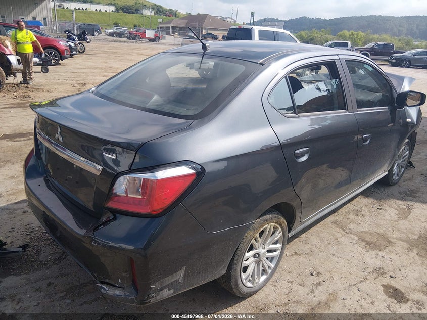 2024 Mitsubishi Mirage VIN ML32FUFJ8RHF14178 IAAI salvage auction — NORMAL WEAR, Clear-Dealer Only (West Virginia), sold $1,400 on 2026-07-30 (photo 4)