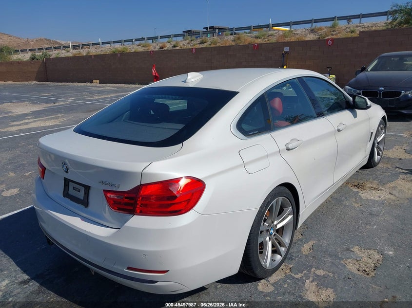 2016 BMW 4er VIN WBA4A9C52GG504834 IAAI salvage auction — NORMAL WEAR, Clear (California), sold $2,400 on 2026-07-29 (photo 4)