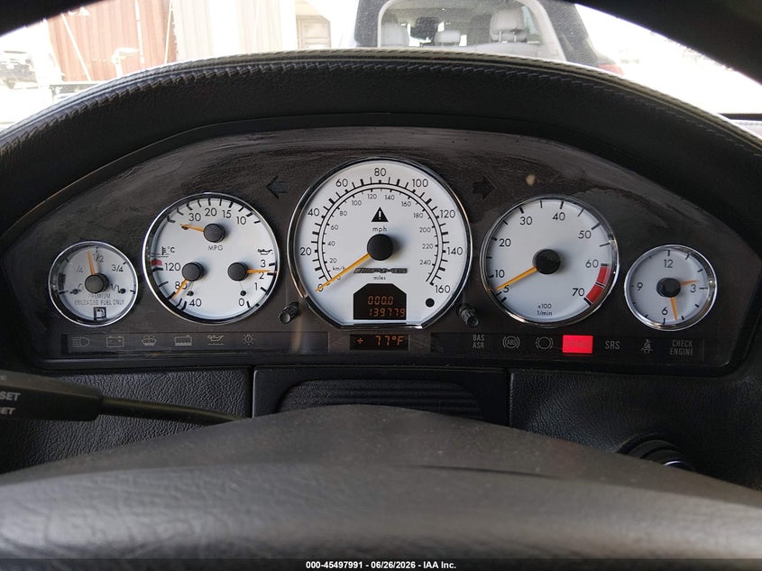 1998 Mercedes-benz S class VIN WDBGA51G8WA388987 IAAI salvage auction — VANDALISM, Salvage (California), sold $10,600 on 2026-07-12 (photo 7)