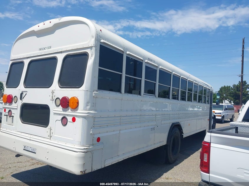 2015 Blue bird School bus / transit bus VIN 1BAKFCPAXFF307053 IAAI salvage auction — SIDE, SF97 (California), sold $125 on 2026-07-28 (photo 4)