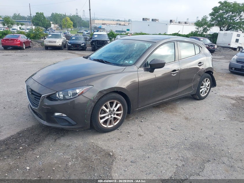 2014 Mazda 3 VIN JM1BM1L75E1213149 IAAI salvage auction — REAR END, Salvage (Pennsylvania), sold $1,700 on 2026-07-24 (photo 2)