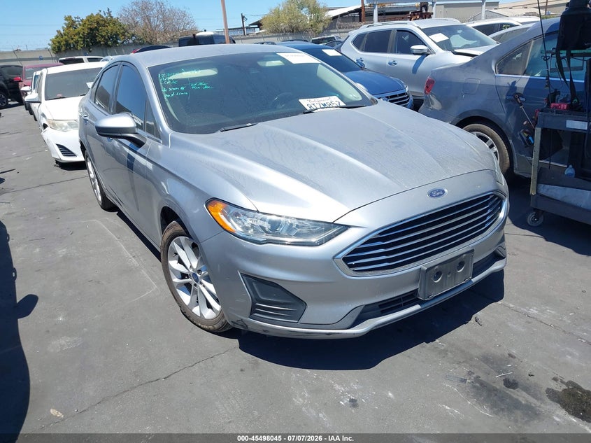 2020 Ford Fusion VIN 3FA6P0LU4LR114081 IAAI salvage auction — REAR END, Salvage Title, sold $1,650 on 2026-07-12 (photo 1)