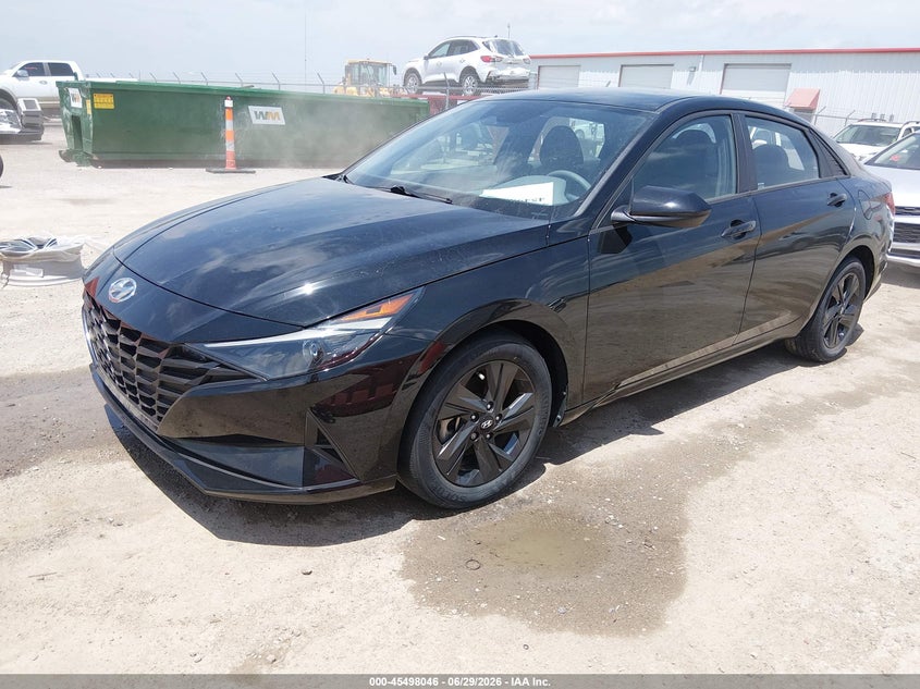 2023 Hyundai Elantra VIN KMHLM4AG2PU468623 IAAI salvage auction — HAIL, Salvage Title, sold $6,600 on 2026-07-24 (photo 2)