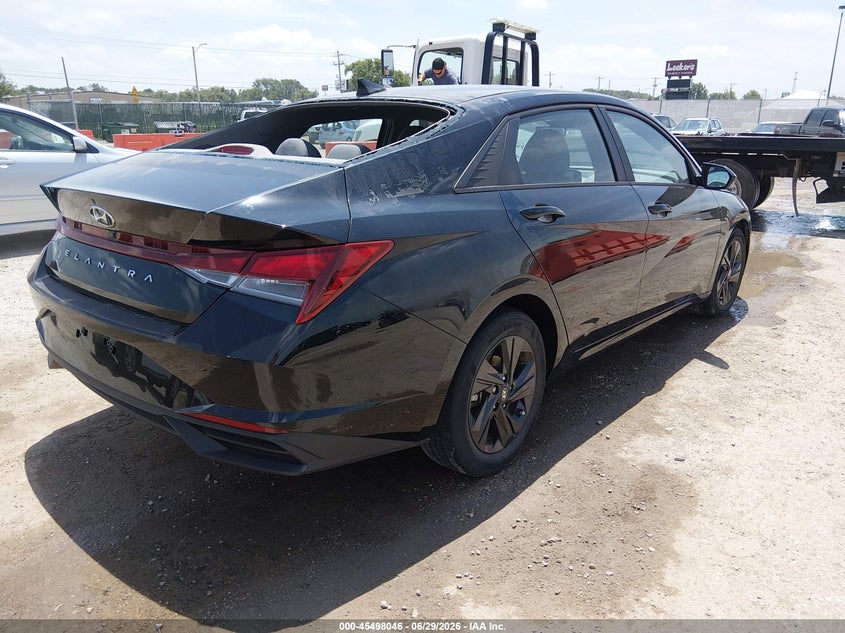 2023 Hyundai Elantra VIN KMHLM4AG2PU468623 IAAI salvage auction — HAIL, Salvage Title, sold $6,600 on 2026-07-24 (photo 4)