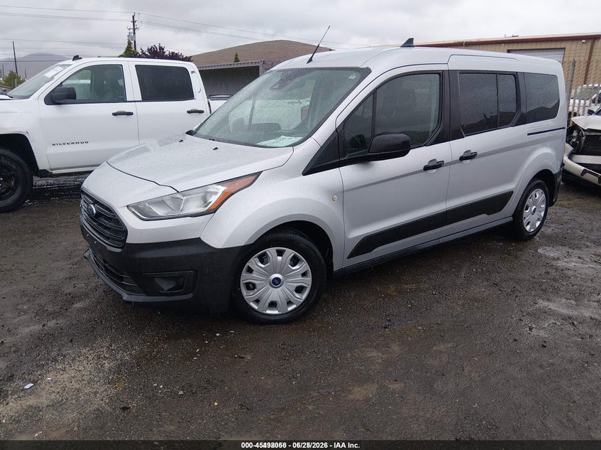 2019 Ford Transit connect VIN NM0GS9E20K1429625 IAAI salvage auction — NORMAL WEAR, Sf97 (Nevada), sold $25 on 2026-07-30 (photo 2)