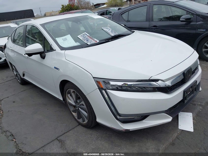 2018 Honda Clarity VIN JHMZC5F17JC018201 IAAI salvage auction — REAR END, Salvage Title, sold $5,400 on 2026-07-12 (photo 1)